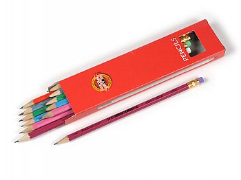 K1380KSKOH-I-NOOR graphite pencil with eraser 1380 series