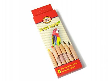 K2171KSKOH-I-NOOR set of jumbo coloured pencils 2171 
