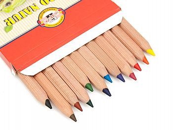 K2172KSKOH-I-NOOR set of jumbo coloured pencils 2172 series