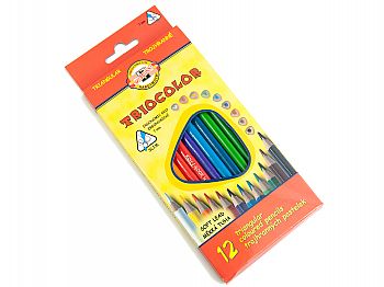 K3132KOH-I-NOOR set of triangular coloured pencils 3132 series