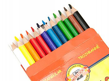 K3132KSKOH-I-NOOR set of triangular coloured pencils 3132 