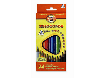 K3134KSKOH-I-NOOR set of triangular coloured pencils 3134 