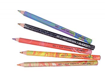 K3406BLKOH-I-NOOR set of jumbo triangular special coloured pencils 3406 