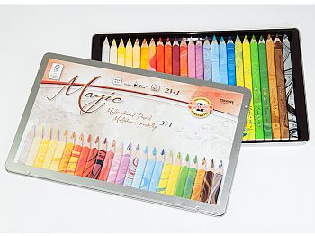 K3408KOH-I-NOOR set of jumbo triangular special coloured pencils 3408 series