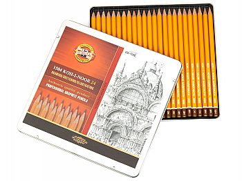 K3411KOH-I-NOOR set of round highlighter pencils 3411 series