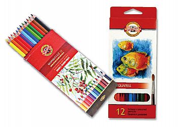 K3716KOH-I-NOOR set of aquarell coloured pencils 3716 series