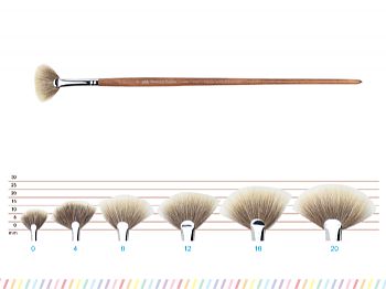 E056Oil & Acrylic brush(FAN)