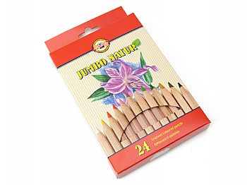 K2174KOH-I-NOOR set of jumbo coloured pencils 2174 series