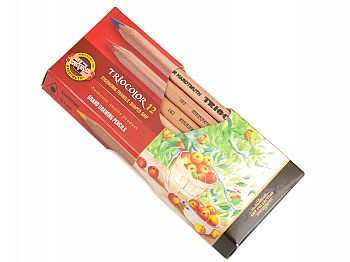 K3152KOH-I-NOOR set of jumbo triangular coloured pencils 3152 series